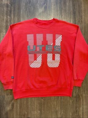 Vintage transport University of Utah men’s two XL crewneck all over print
